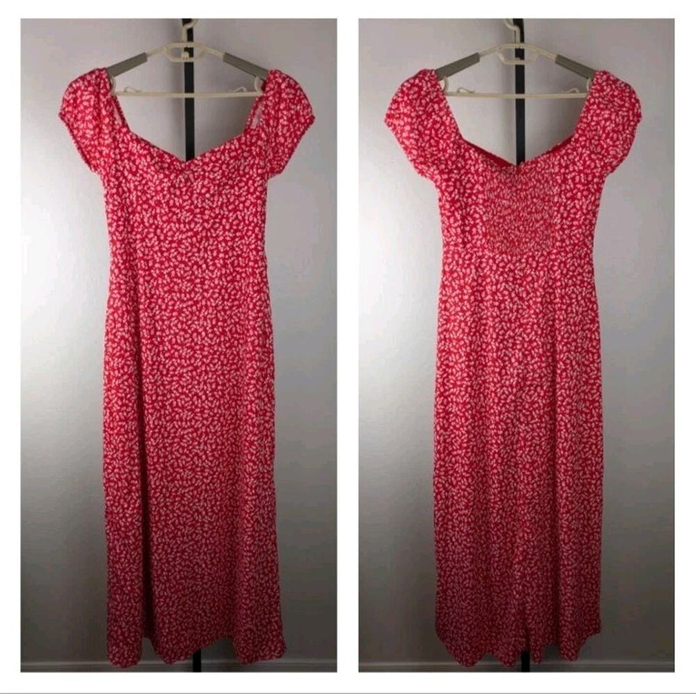 NWT Princess Polly size 6 Zeth Maxi Dress red white floral